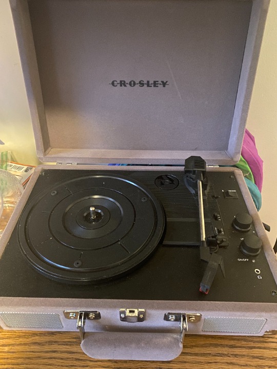 Lavender crosley record player