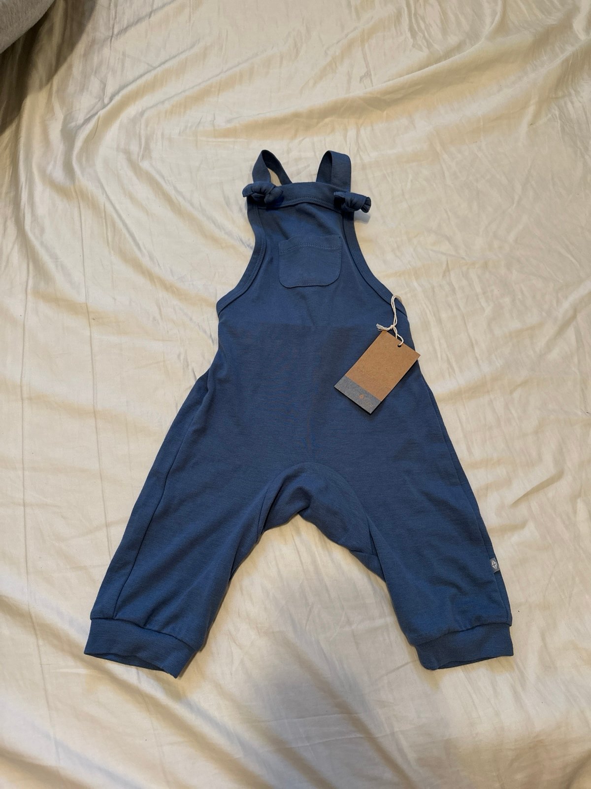 NWT Kyte Baby Bamboo Jersey Overall Steel 18-24m