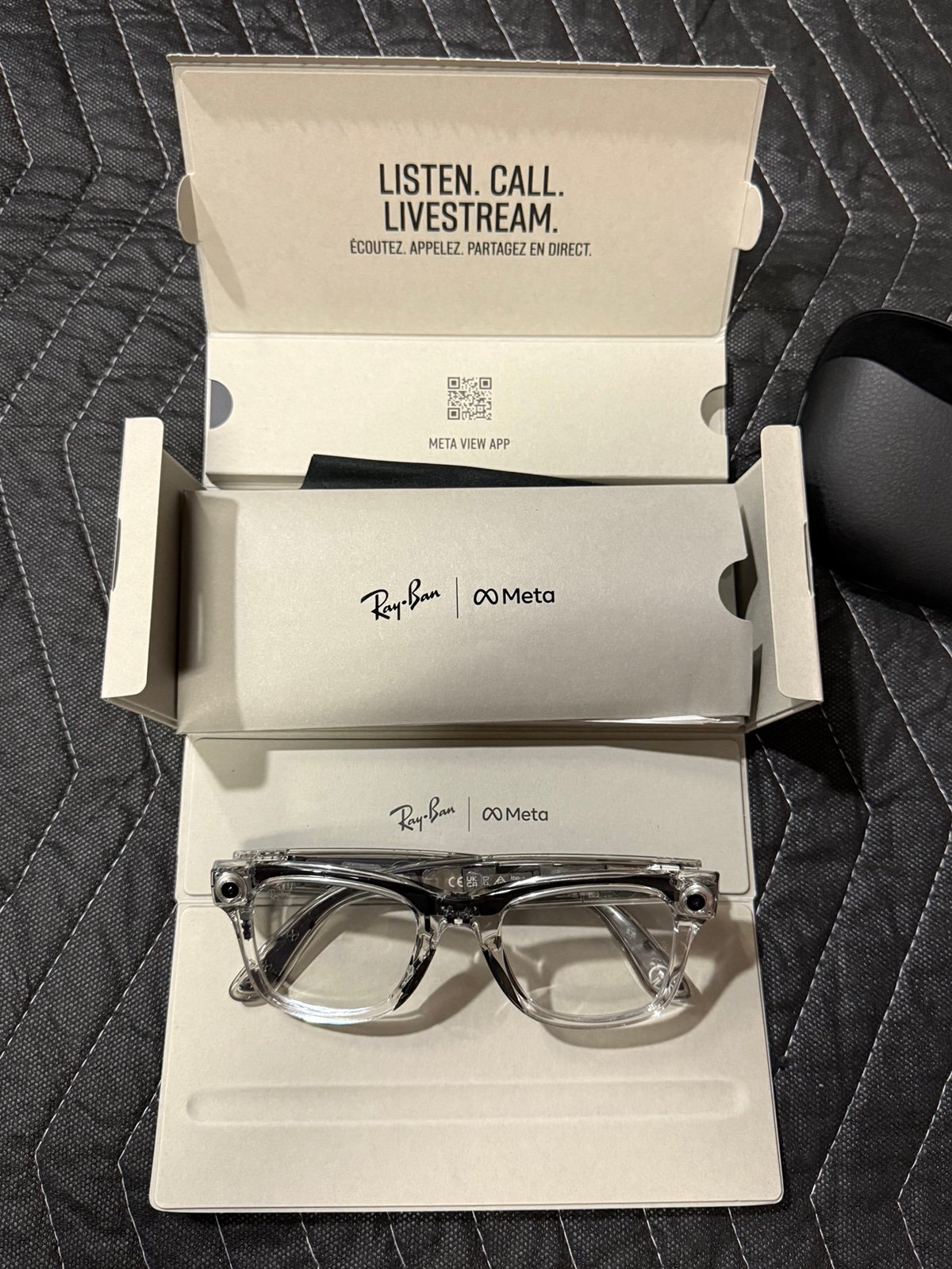 Ray-Ban Meta Smart Glasses – Clear Wayfarer (LIMITED EDITION!)