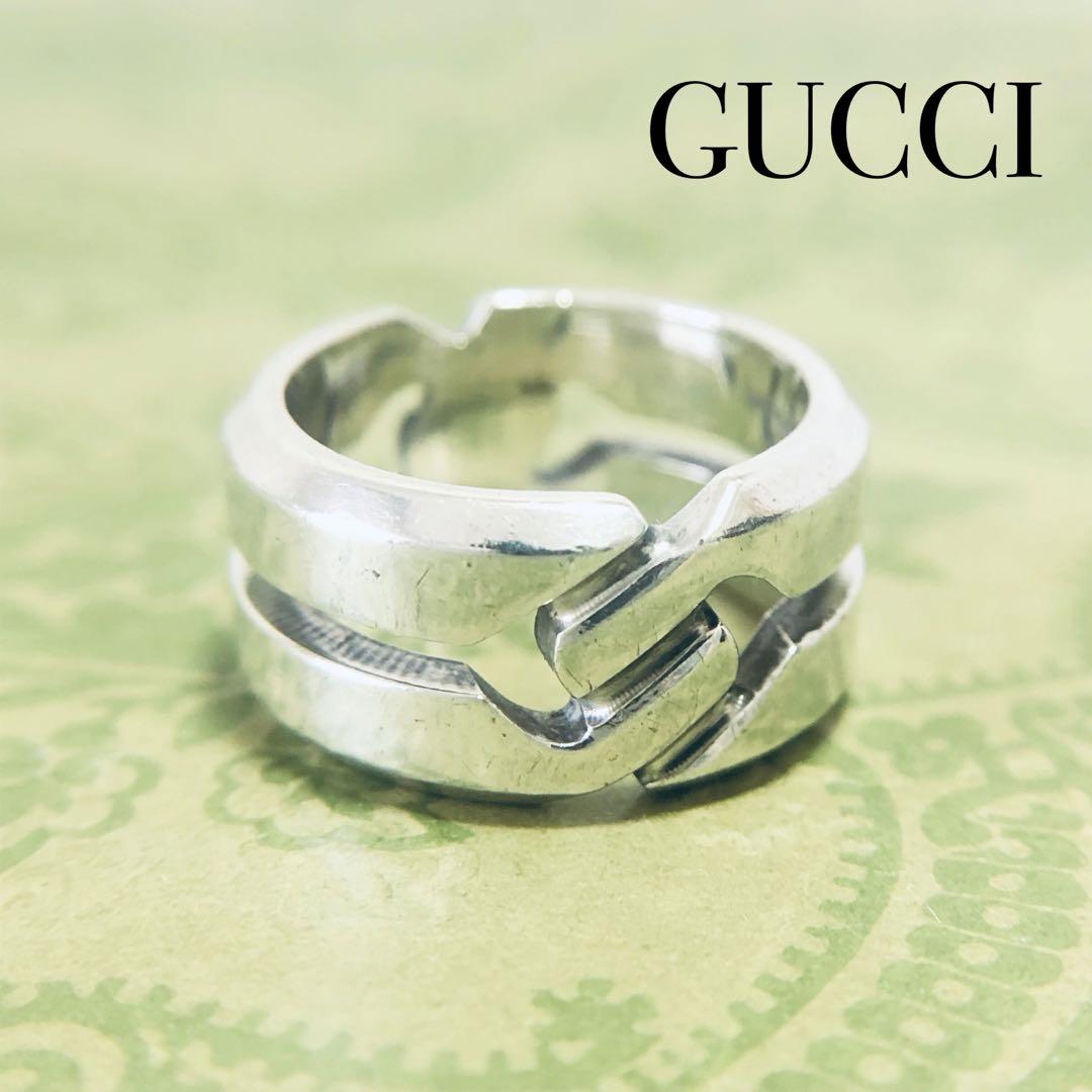 公式サイト Knot GUCCI Infinity A254073 Logo Silver Ring アクセサリー