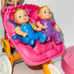 Fisher price loving family mom stroller & 2 rare babies set!