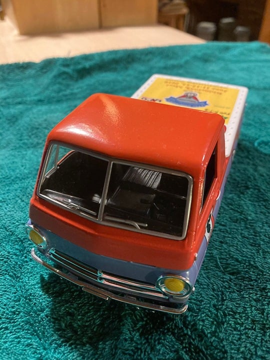 Liberty 1964 Dodge A100 Pick-Up Truck V-TWIN Motorcycle's TEDD CYCLE coin bank