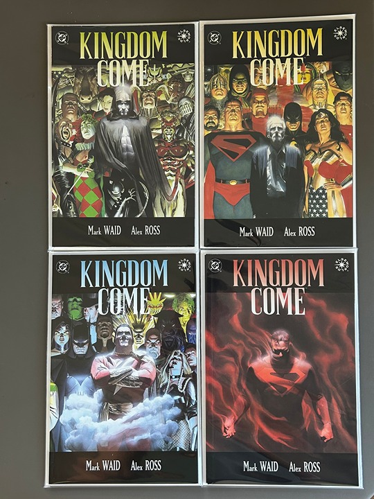 Kingdom Come 1-4 DC 1996 complete 1st printing Alex Ross painted art/covers