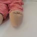 Cabbage Patch Kids Vintage 1985 Girl Doll Pink Overalls Shoes Blonde Blue Eyes