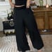 new michael kors wide leg fleece sweatpants pull on pants womens XL