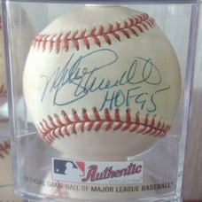 MIKE SHMITH signed baseball, 180, COA