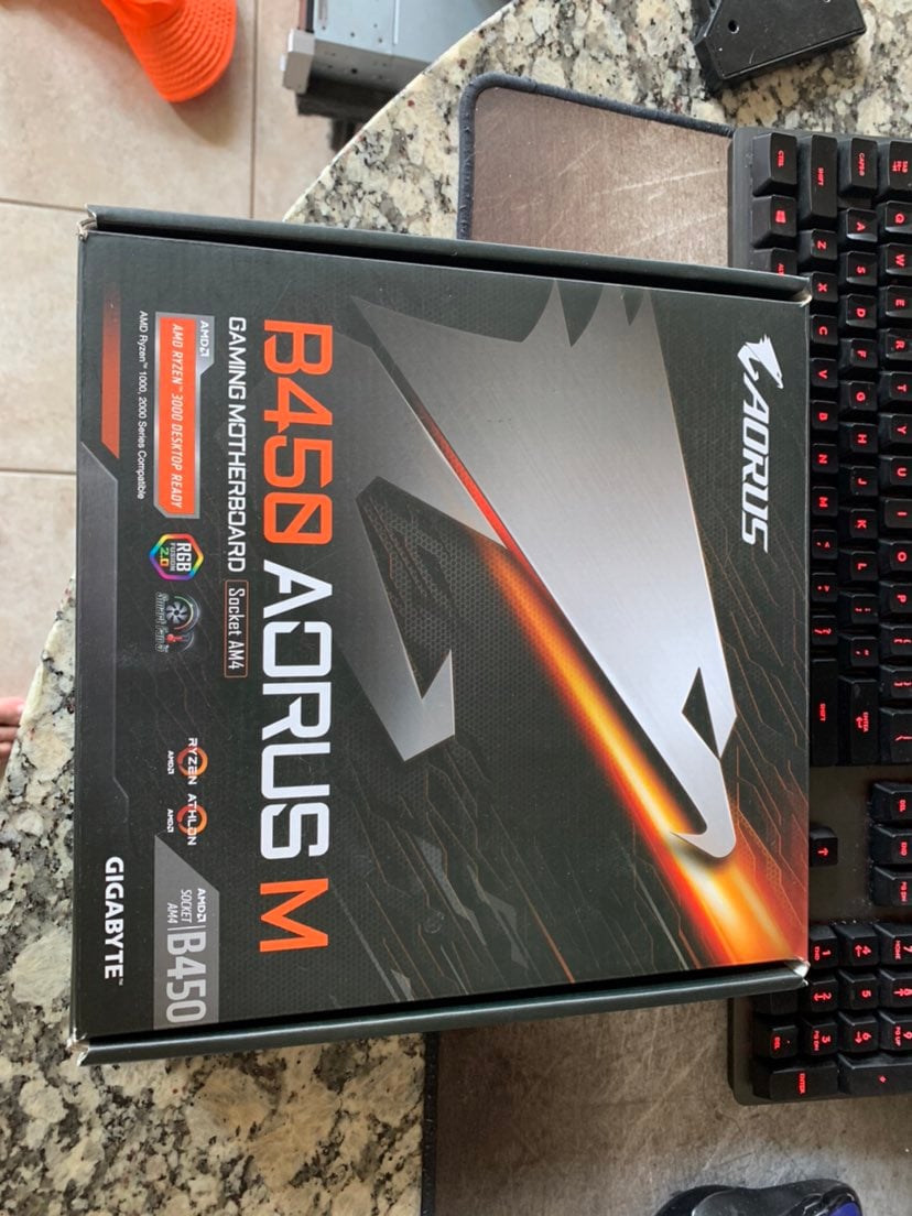 AORUS B450M Motherboard (FOR PARTS ONLY)