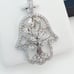 925 Sterling Silver Cubic Zirconia Pendant, UU1P6A6016