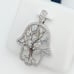 925 Sterling Silver Cubic Zirconia Pendant, UU1P6A6016