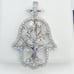 925 Sterling Silver Cubic Zirconia Pendant, UU1P6A6016
