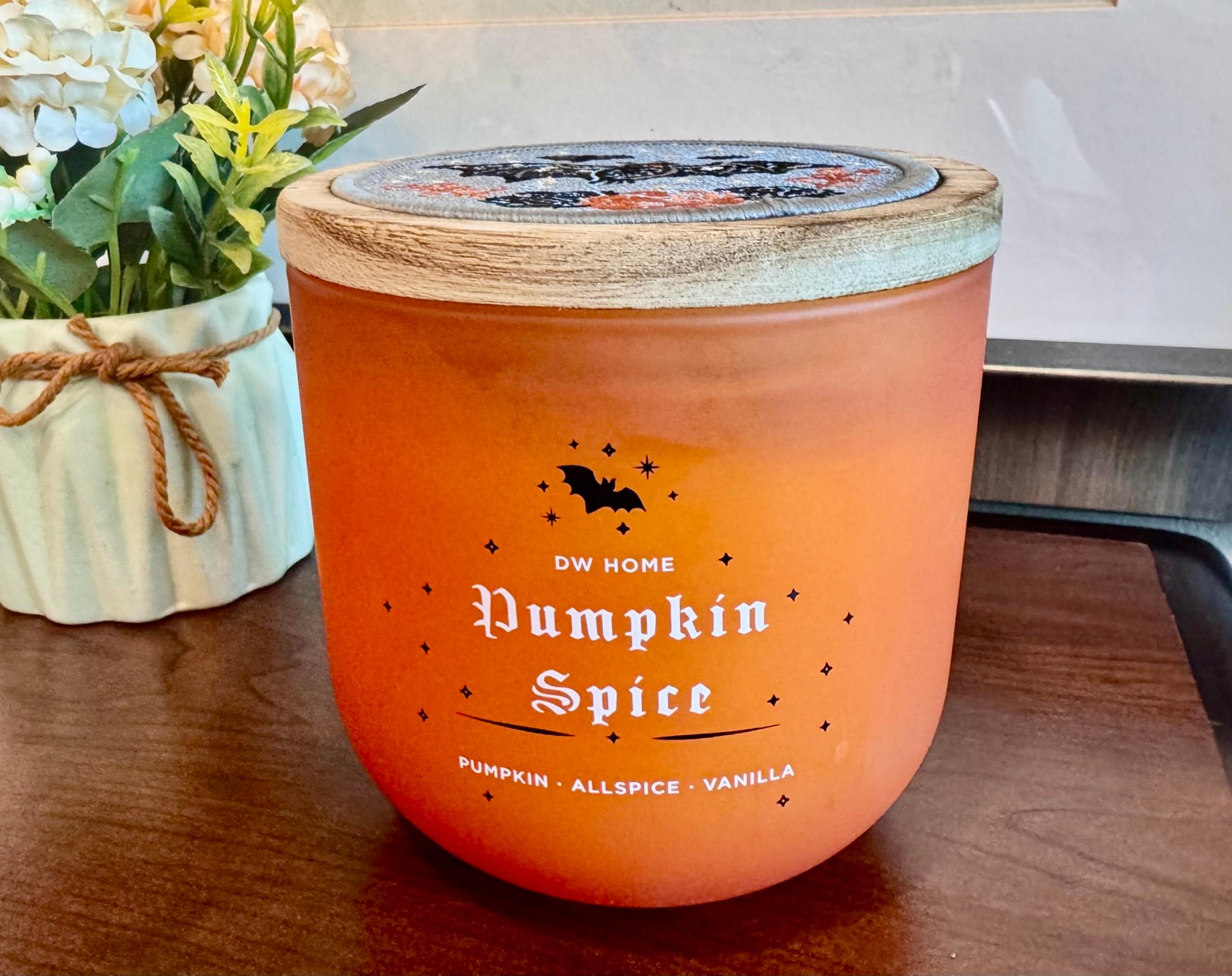 NEW RELEASE DW Home 2 Wick Pumpkin Spice Halloween Decor Candle NEW