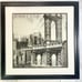 Manhattan Bridge Iconic Brooklyn Framed Wall Poster Print Cityscape Glass NYC