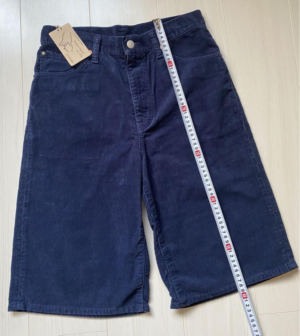 caqu サキュウ ハーフパンツ FS cord falf pants レディース
