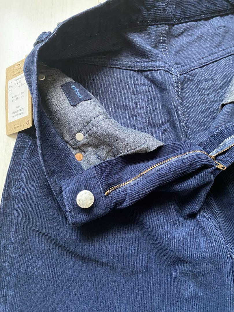 caqu サキュウ ハーフパンツ FS cord falf pants レディース