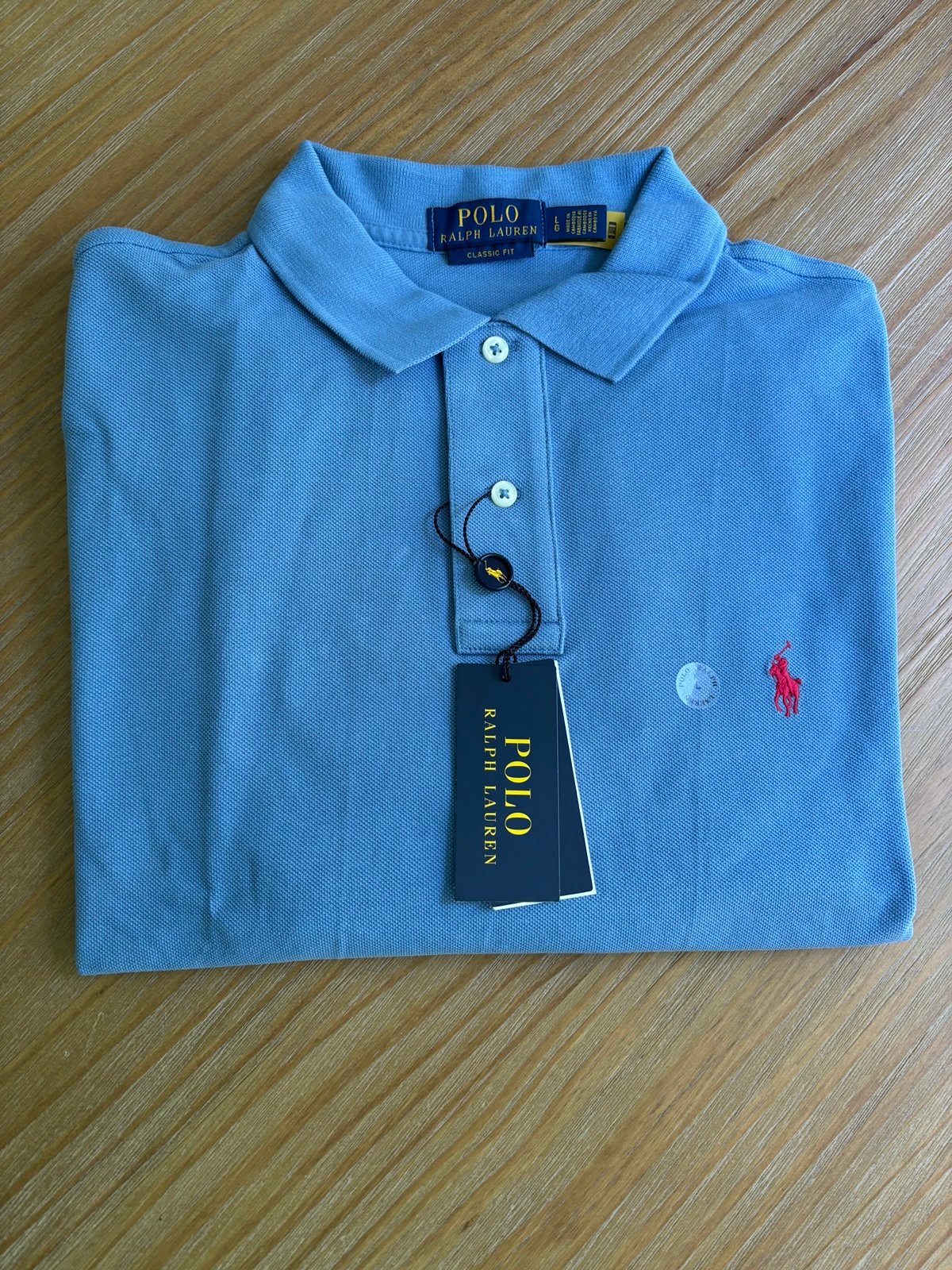 NWT Polo Ralph Lauren Men’s (Sz Large) Classic-Fit Cotton Polo Shirt