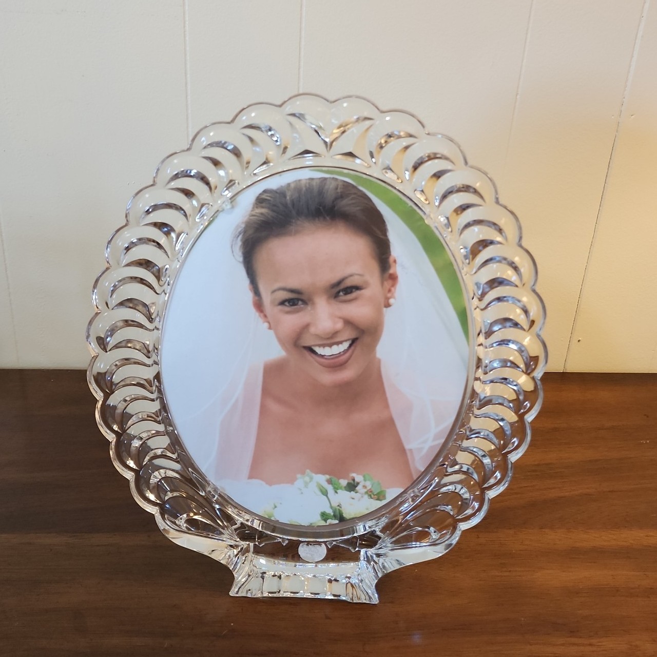 NEW Cristal D Arques Lead Crystal Picture Frame 12 x 14.