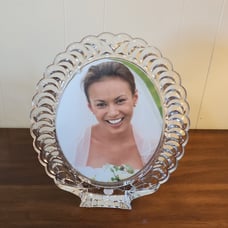 NEW Cristal D Arques Lead Crystal Picture Frame 12 x 14.
