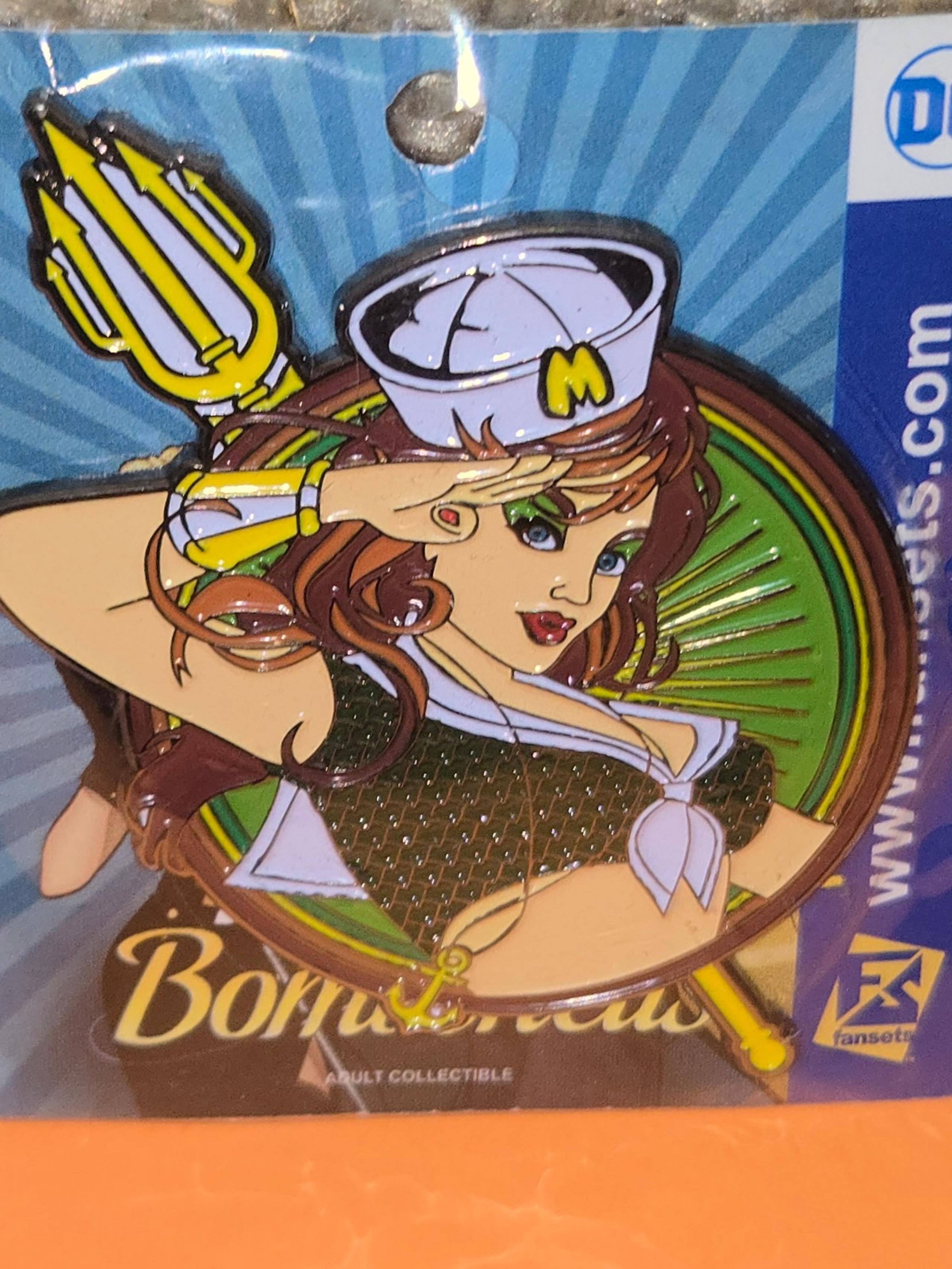 DC Comics Mera Retro Pin-Up Enamel Metal Pin