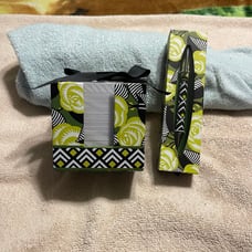 Vera Bradley La Neon Rose Note Cube/Pen NIP