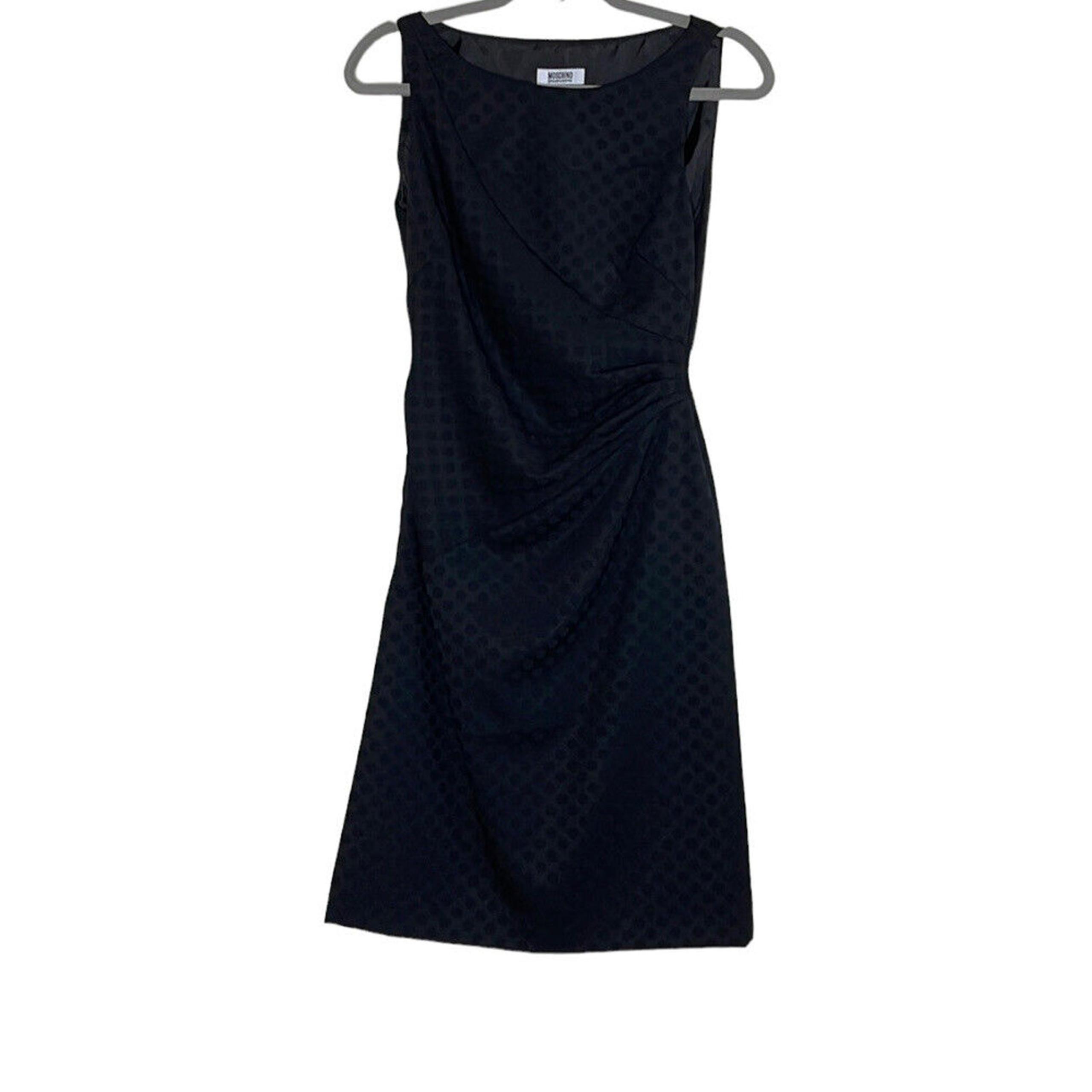 Moschino Cheap & Chic Tight Black Dress Little Black Dress Simple Pencil Dress 6