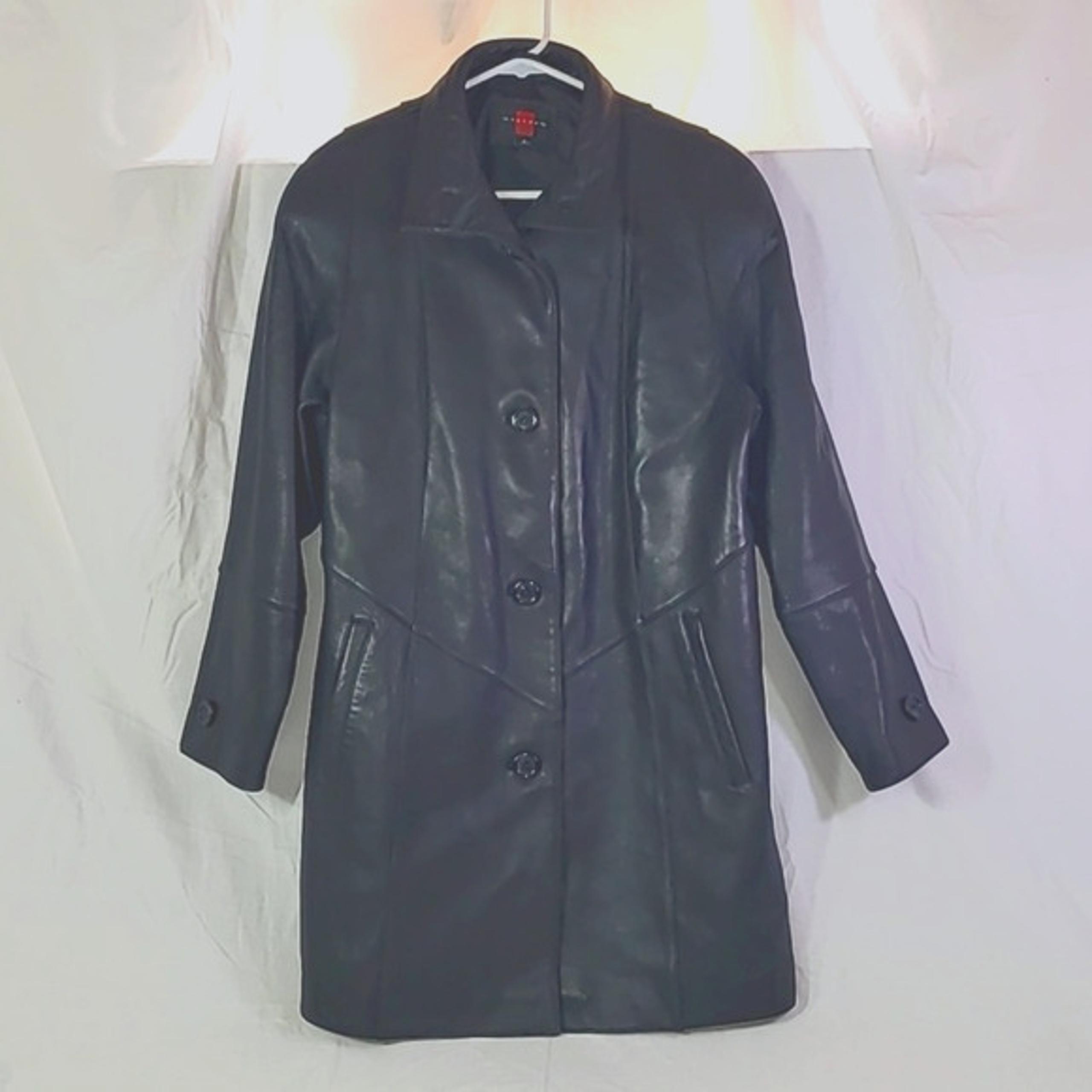 Women's Leather Jacket Size Small Mid Length - Gallery