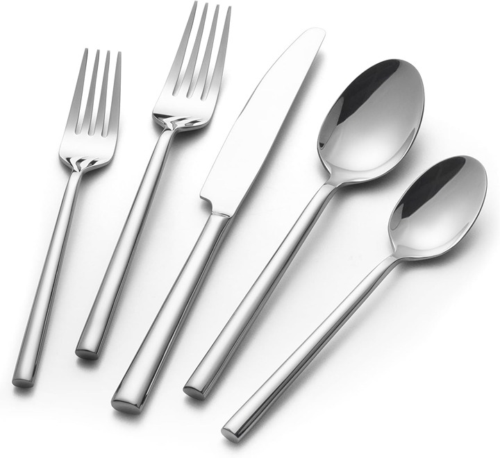 20-Piece Forged Silverware Set Stainless Steel Flatware Set Cutlery Set