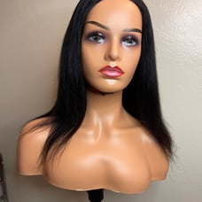 Straight human hair wigs 4x4 13x4 closure 150, 180 density.