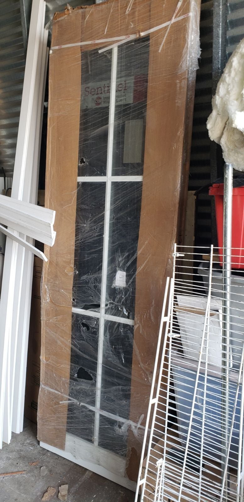 Hurricane panel doors