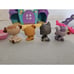 Littlest Pet Shop Playful Puppies & Playful Paws Daycare Parts 4 Dog Figures