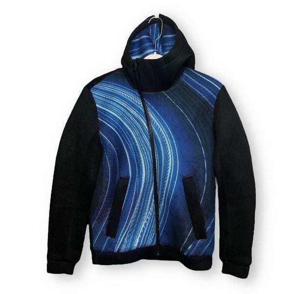 Calvin Klein jacket Hoodie Astral Aura Black Blue M New