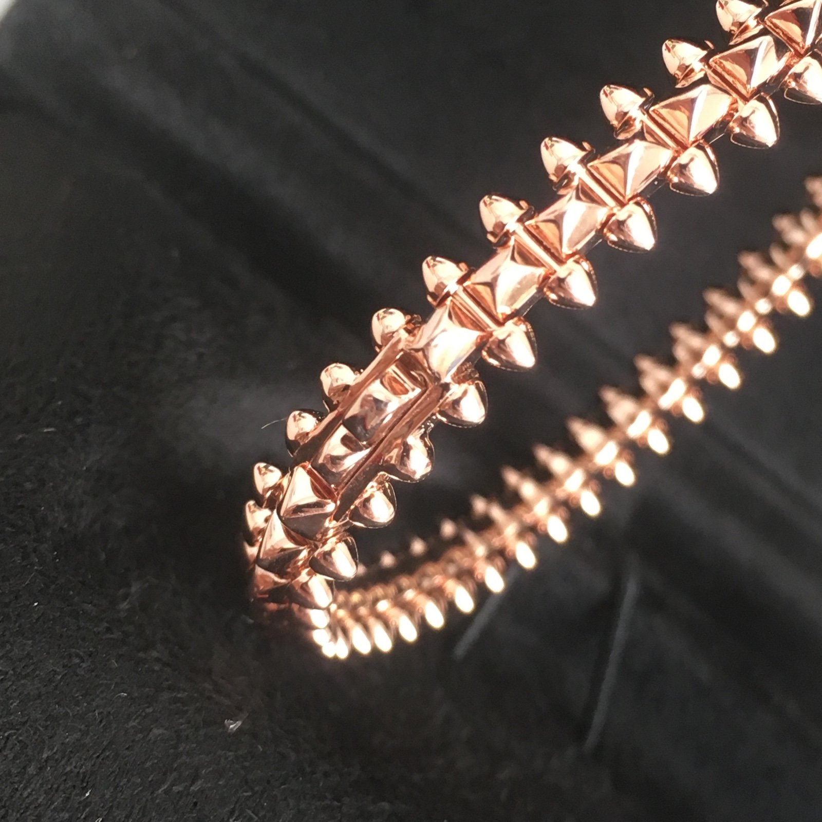 18K Rose Gold Model Bracelet- Size 17
