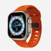 Only Band - 2 Pcs Soft Silicone Strap For Apple Watch Band Ultra 42/44/45/49mm