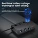 100W car charger, 4*USB interface with voltage display car USB charging
