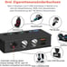 100W car charger, 4*USB interface with voltage display car USB charging