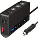 100W car charger, 4*USB interface with voltage display car USB charging