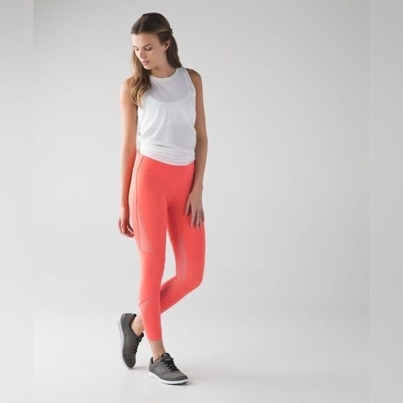 Lululemon Special Edition Highest Times Pant, Cape Red, Size 6