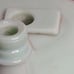 Vintage Uranium Glass Sunbeam Mixmaster Jadeite Juicer Attachment (A7)