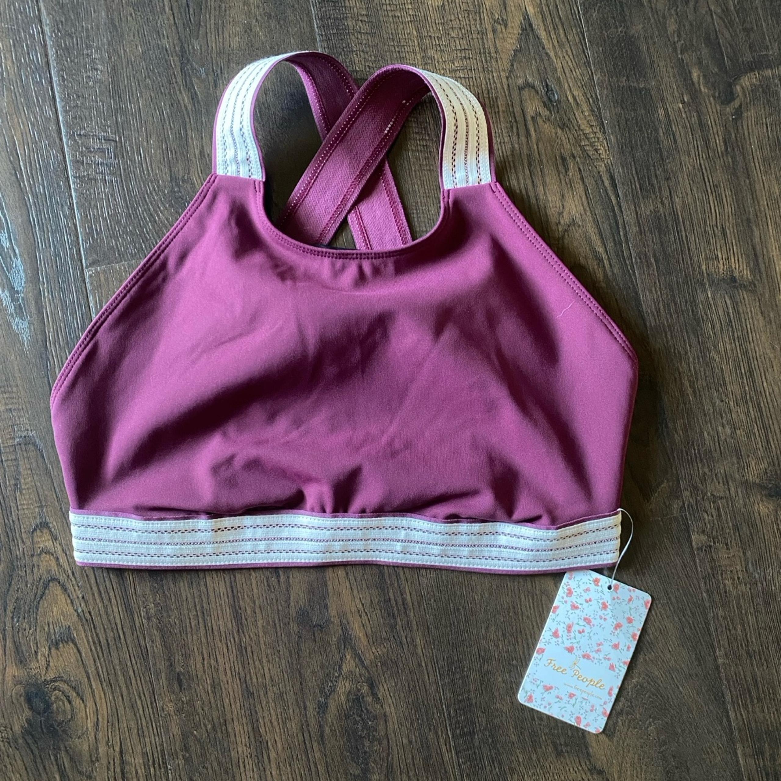 NWT free people movement practice makes perfect wine sports bra women’s XS