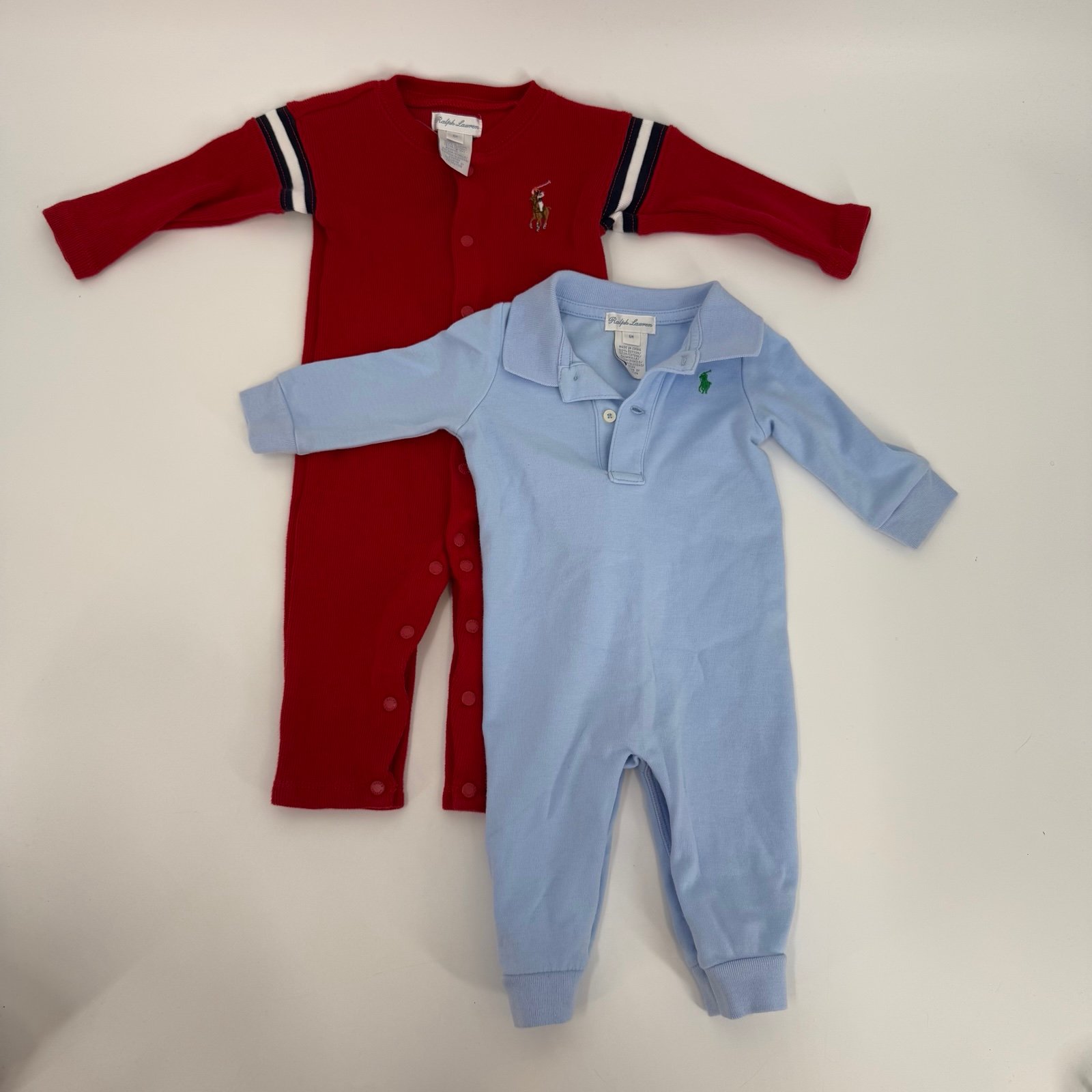 Ralph Lauren Boys Rugby Coverall Set