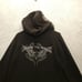 Harley Davidson Motorcycle Hoodie Womens XL Black Rare Faux Fur Trim Hood Zip Up