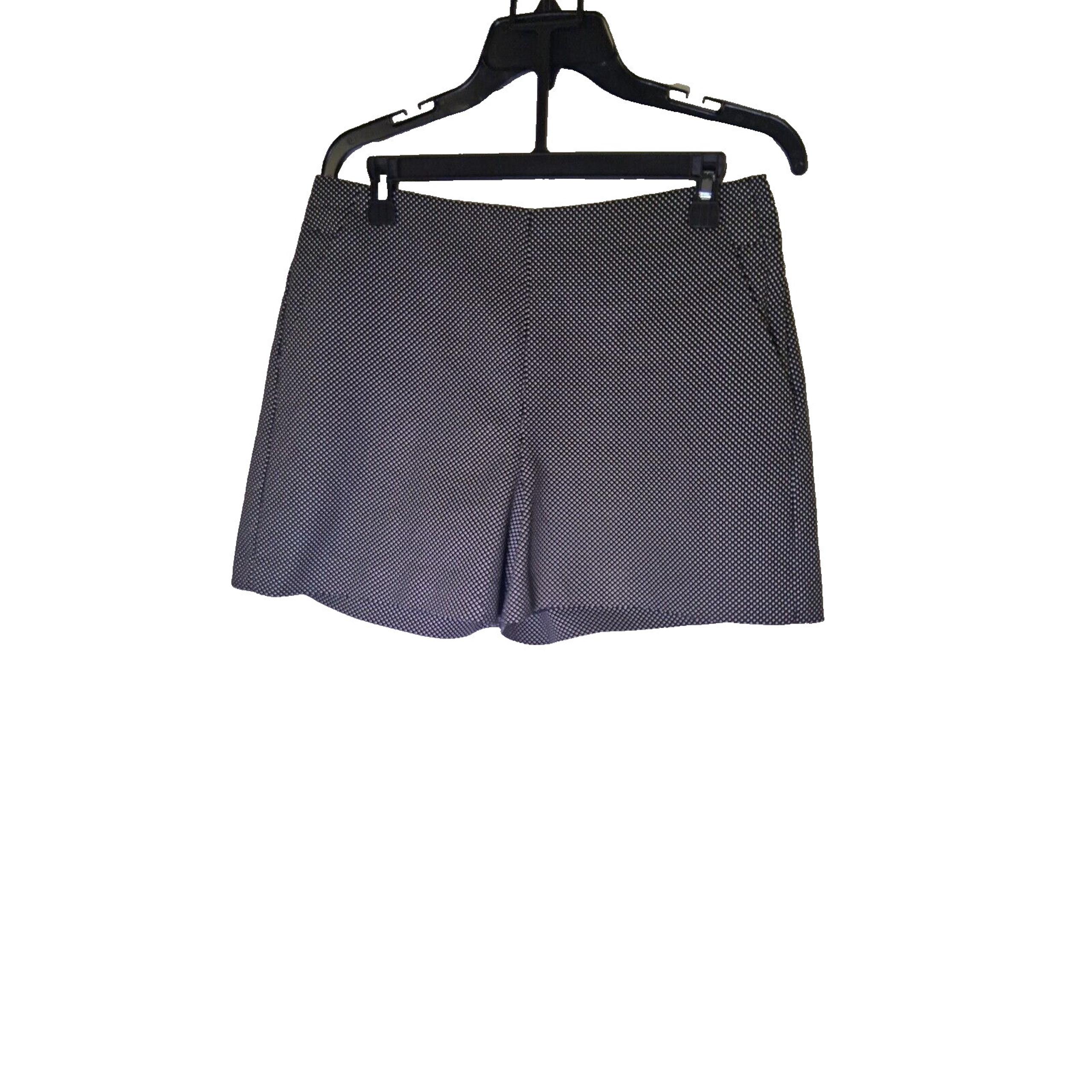 Maurices Brand Women Black and White Polka Dot Shorts, Dressy Stretch Sz 9/10