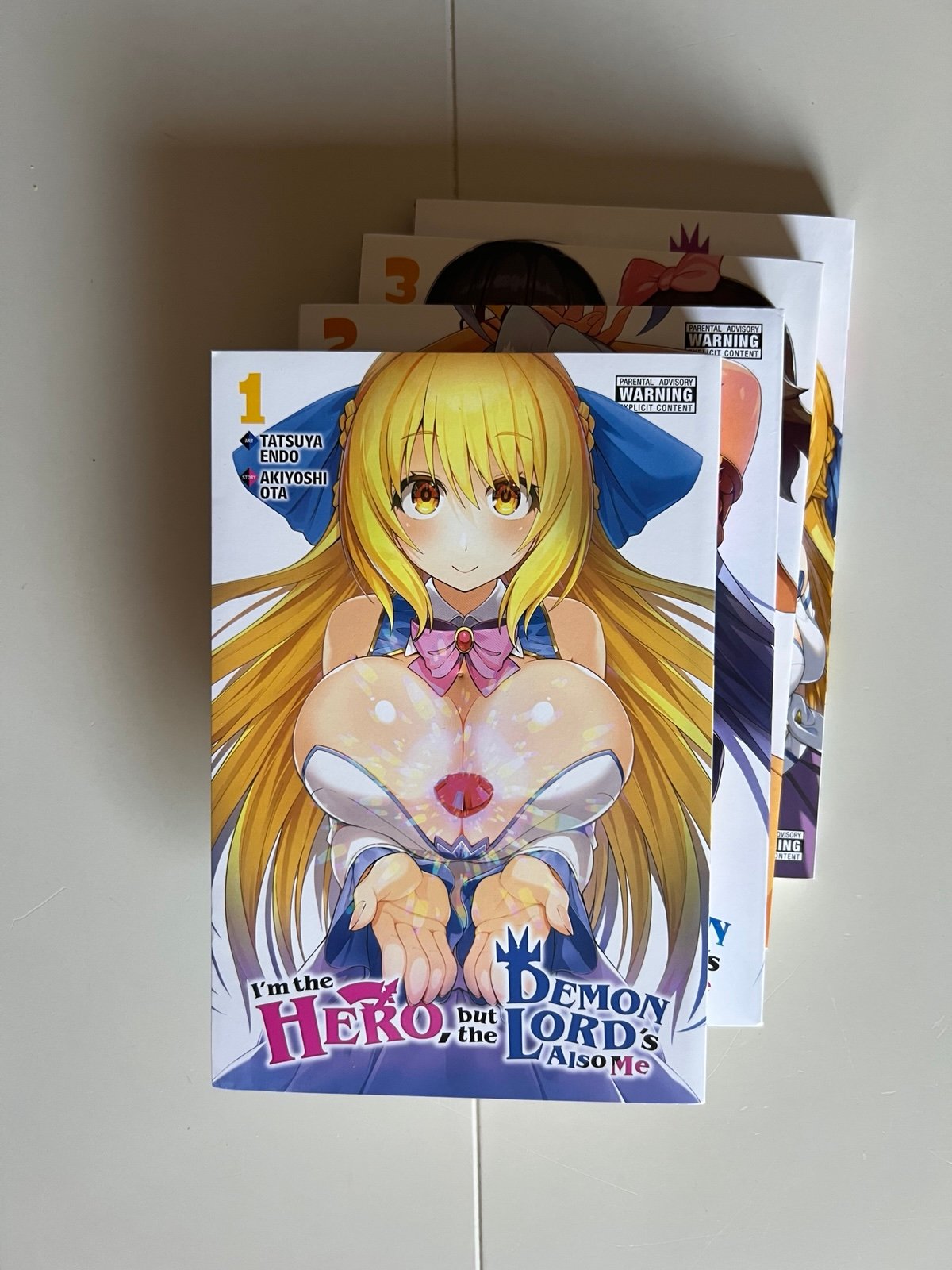 I'm the Hero but the Demon Lord's Also Me, Vol 1-4 complete, manga