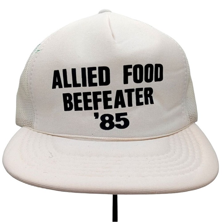Allied Food Beefeater 85 Adjustable Cap Hat RARE Mesh Trucker 1985 Gin Liquor