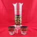Culver Signed Black Toledo Barware Set