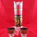 Culver Signed Black Toledo Barware Set