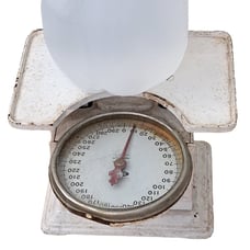 Vintage Detecto Jacobs Bros Co. Commercial//Bathroom Scale 300 Lb. Capacity Work