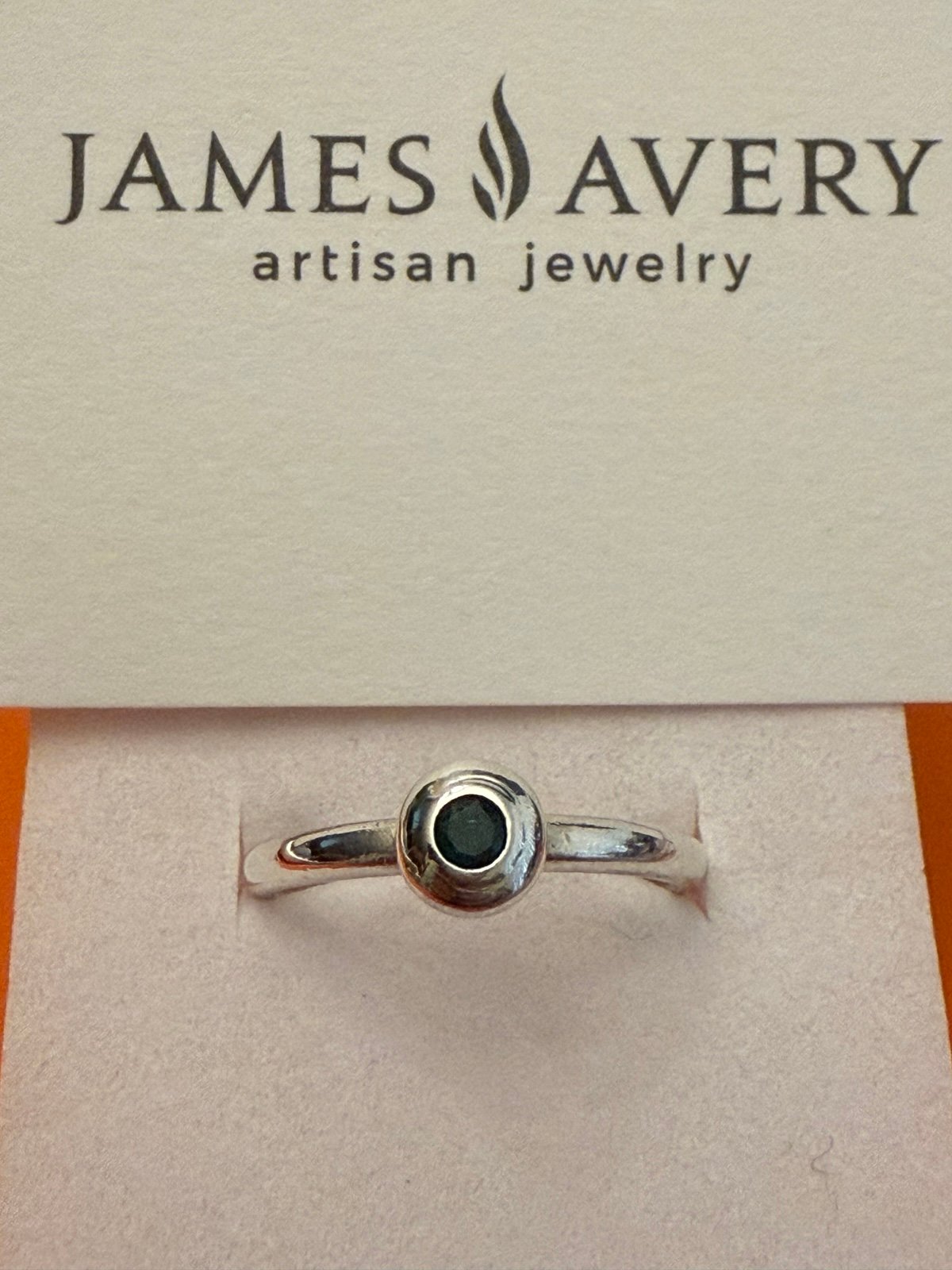 James Avery ring emerald size 9