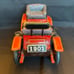 Vintage 1901 10in replica Battery Tin toy car made in Japan