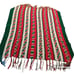 Handmade Crocheted Christmas Afghan 43 (plus tassels) x 38