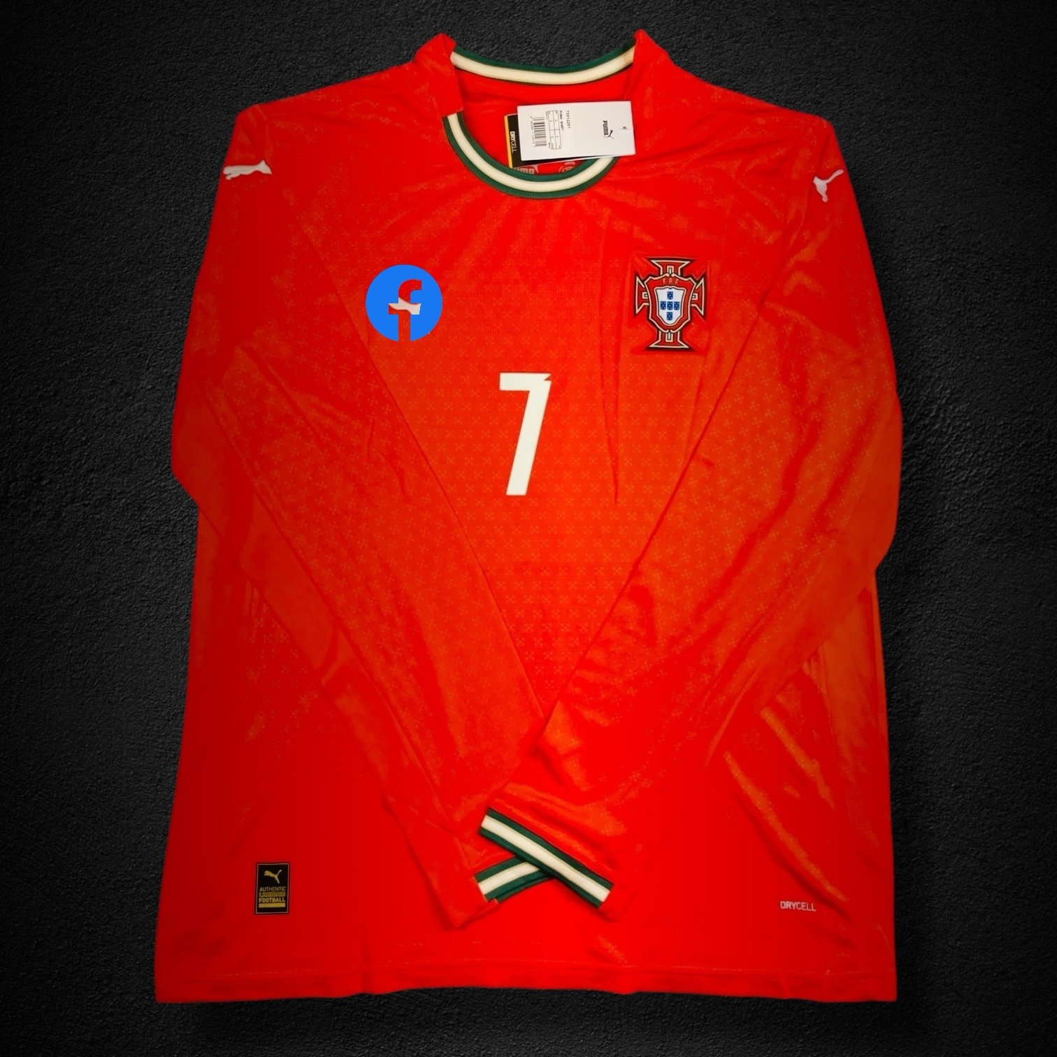 Portugal fan edition Jersey long sleeve Ronaldo size L
